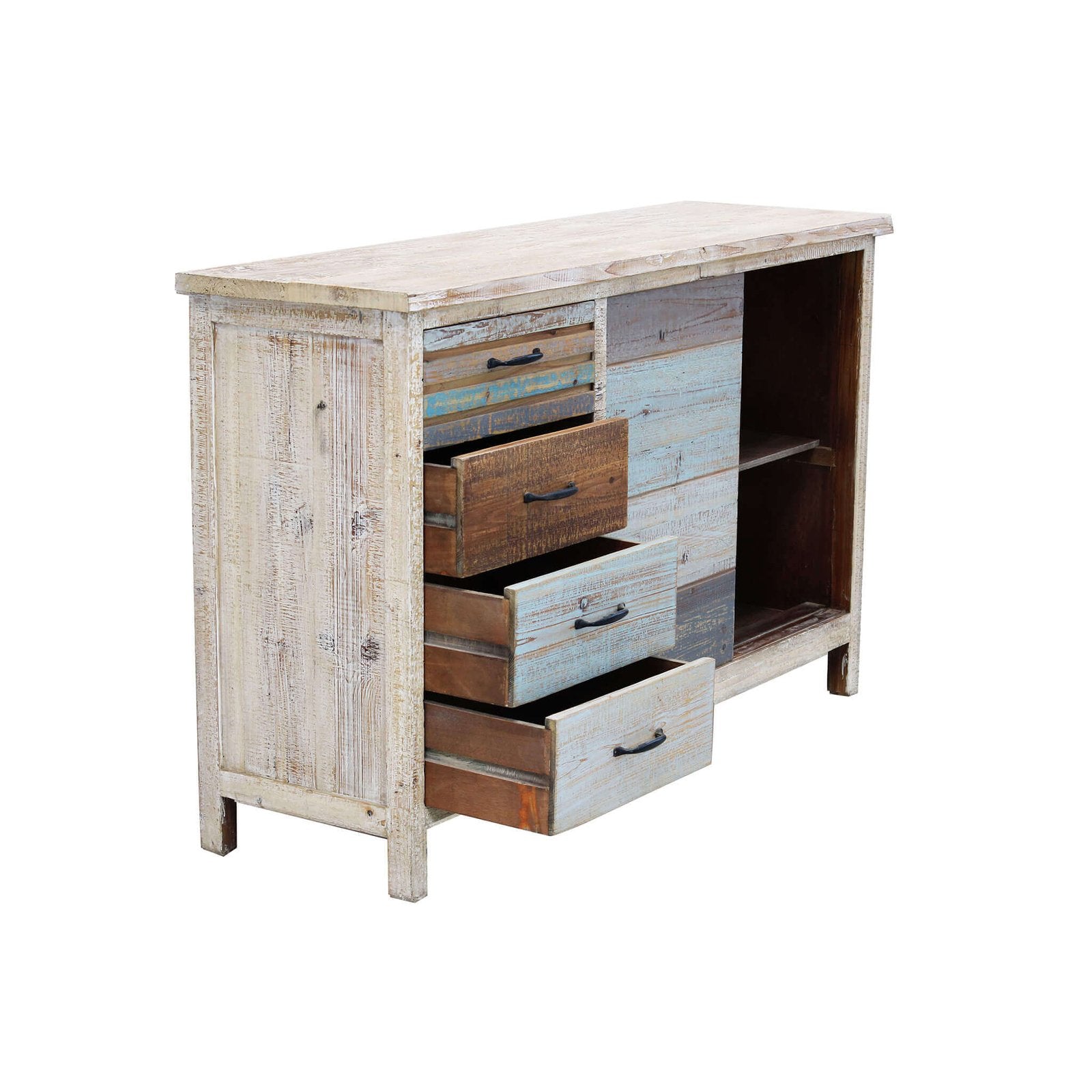 Credenza colorato in Legno cm 140x40x82 - FREDDY