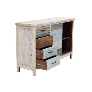 Credenza colorato in Legno cm 140x40x82 - FREDDY