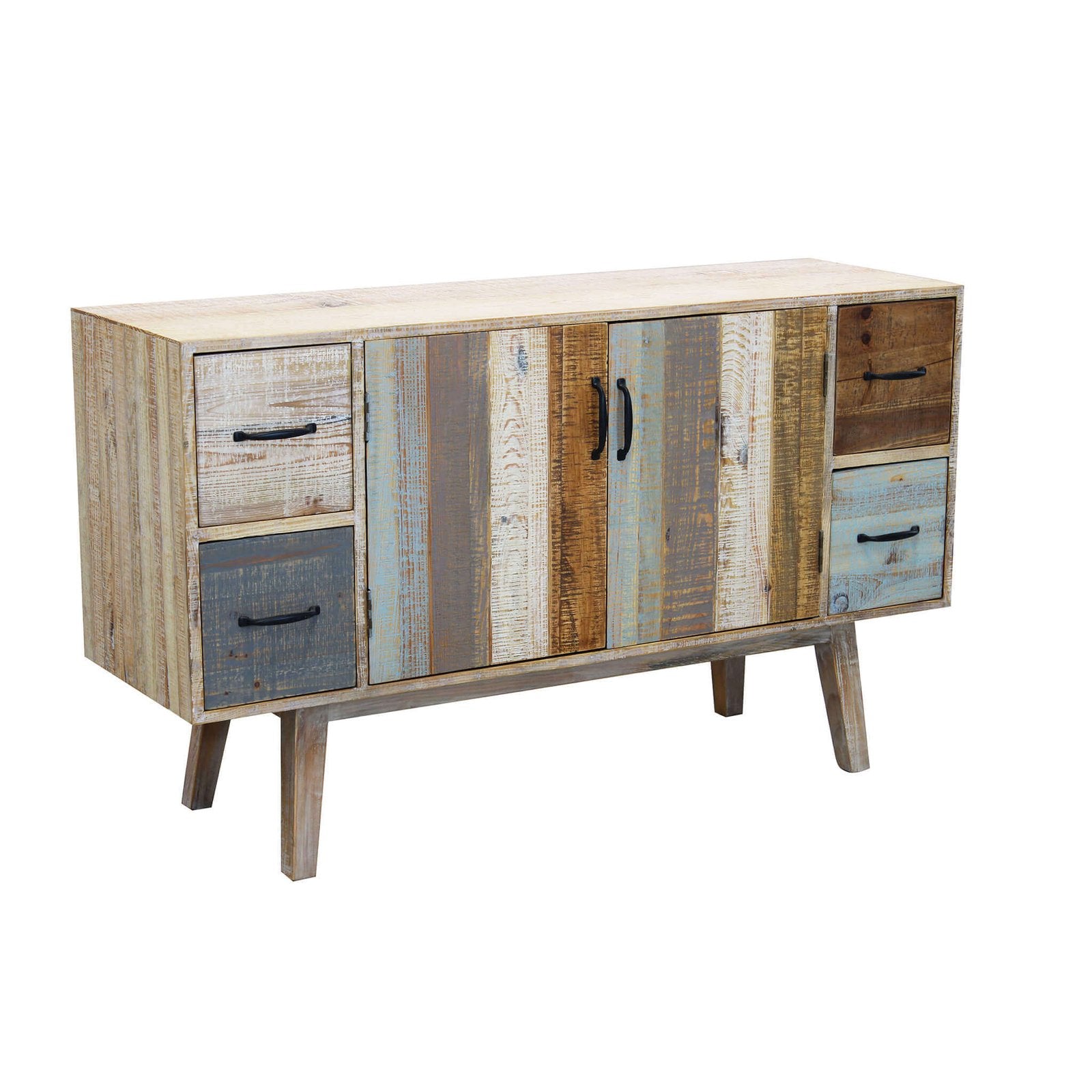 Credenza colorato in Legno cm 131x40x77 - FREDDY