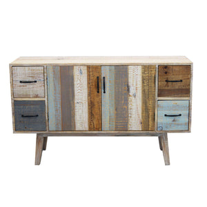 Credenza colorato in Legno cm 131x40x77 - FREDDY