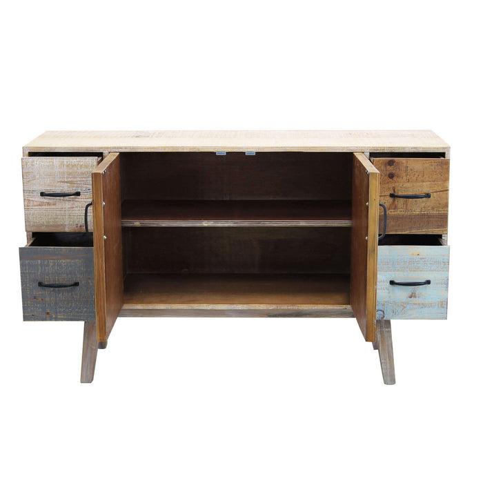 Credenza colorato in Legno cm 131x40x77 - FREDDY