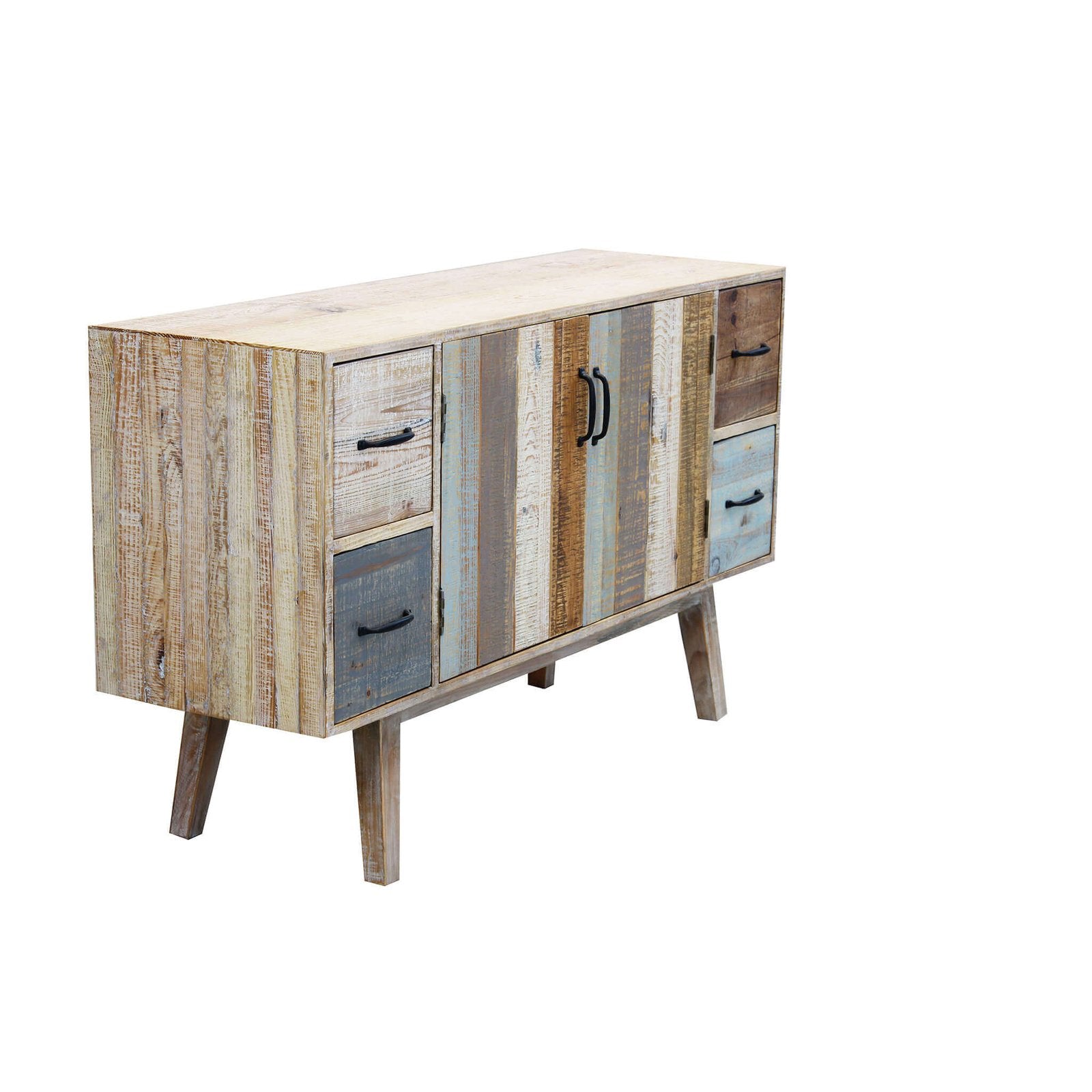 Credenza colorato in Legno cm 131x40x77 - FREDDY