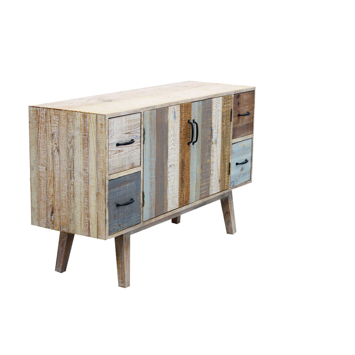 Credenza colorato in Legno cm 131x40x77 - FREDDY