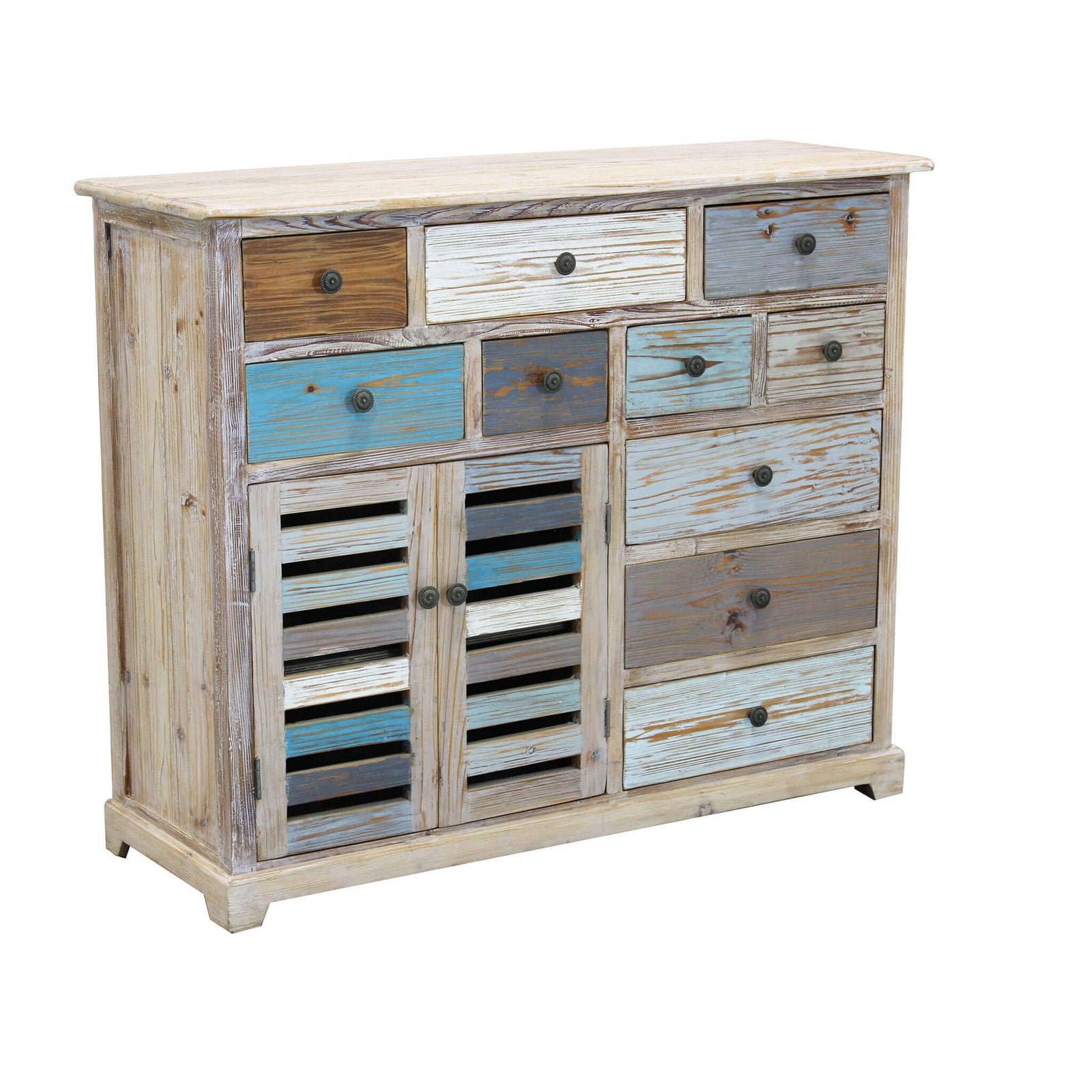 Credenza colorato in Legno cm 108x38x89 - FREDDY