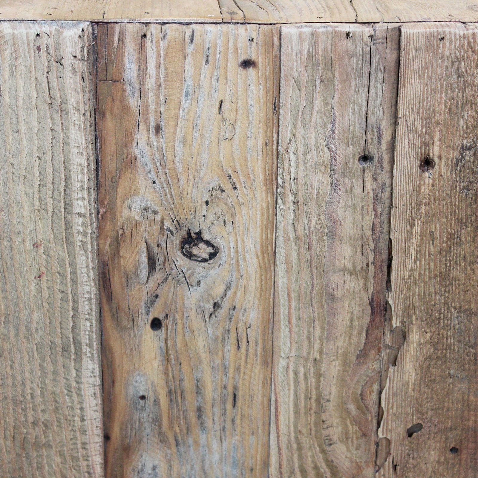 Credenza con 4 cassetti in Pino riciclato cm 120x40x90 - PINE