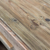 Credenza con 3 cassetti in Pino riciclato cm 160x48x85 - PINE