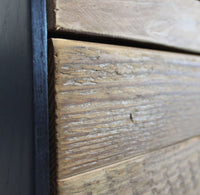 Madia 4 ante in Pino riciclato cm 180x48x76 - PINE