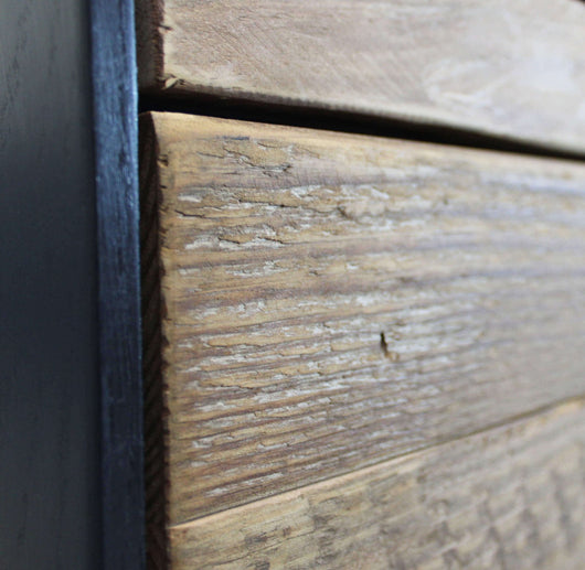 Madia 4 ante in Pino riciclato cm 180x48x76 - PINE