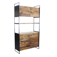 Credenza in Pino riciclato cm 99x40x190 - PINE