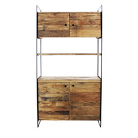 Credenza in Pino riciclato cm 99x40x190 - PINE