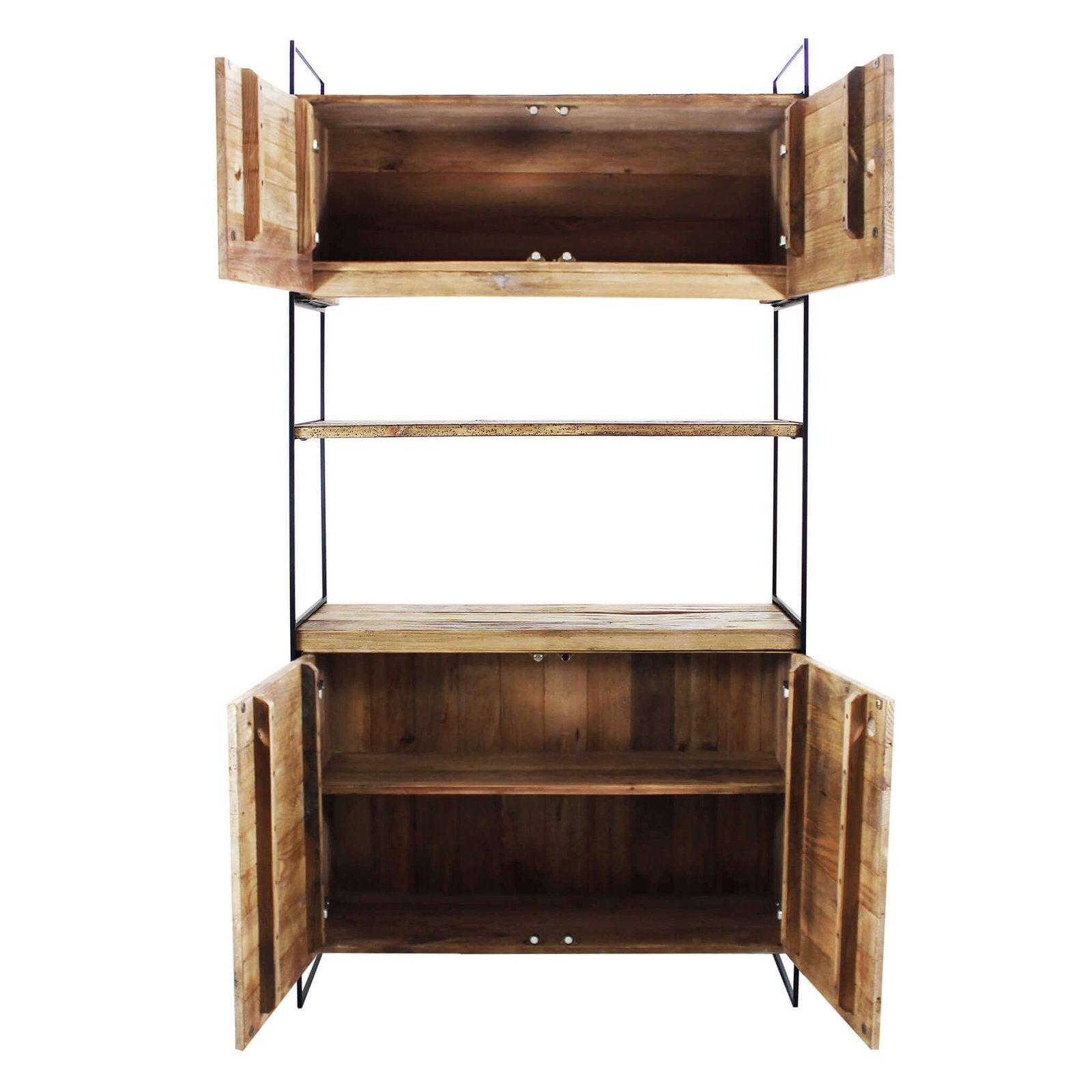 Credenza in Pino riciclato cm 99x40x190 - PINE