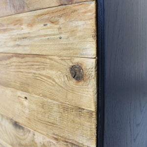 Madia 2 ante 3 cassetti in Pino riciclato cm 150x48x76 - PINE