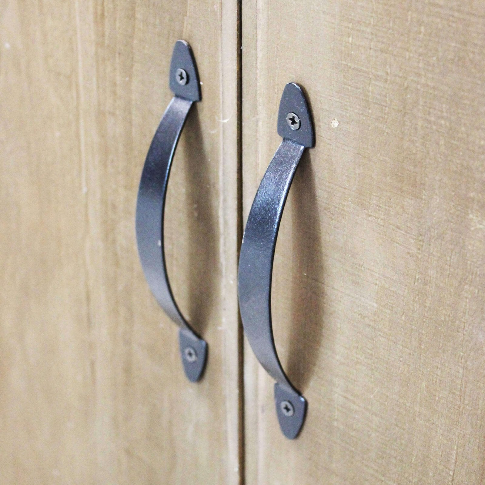 Madia con portabottiglie in Legno Acciaio cm 123x41x75 - DORIAN