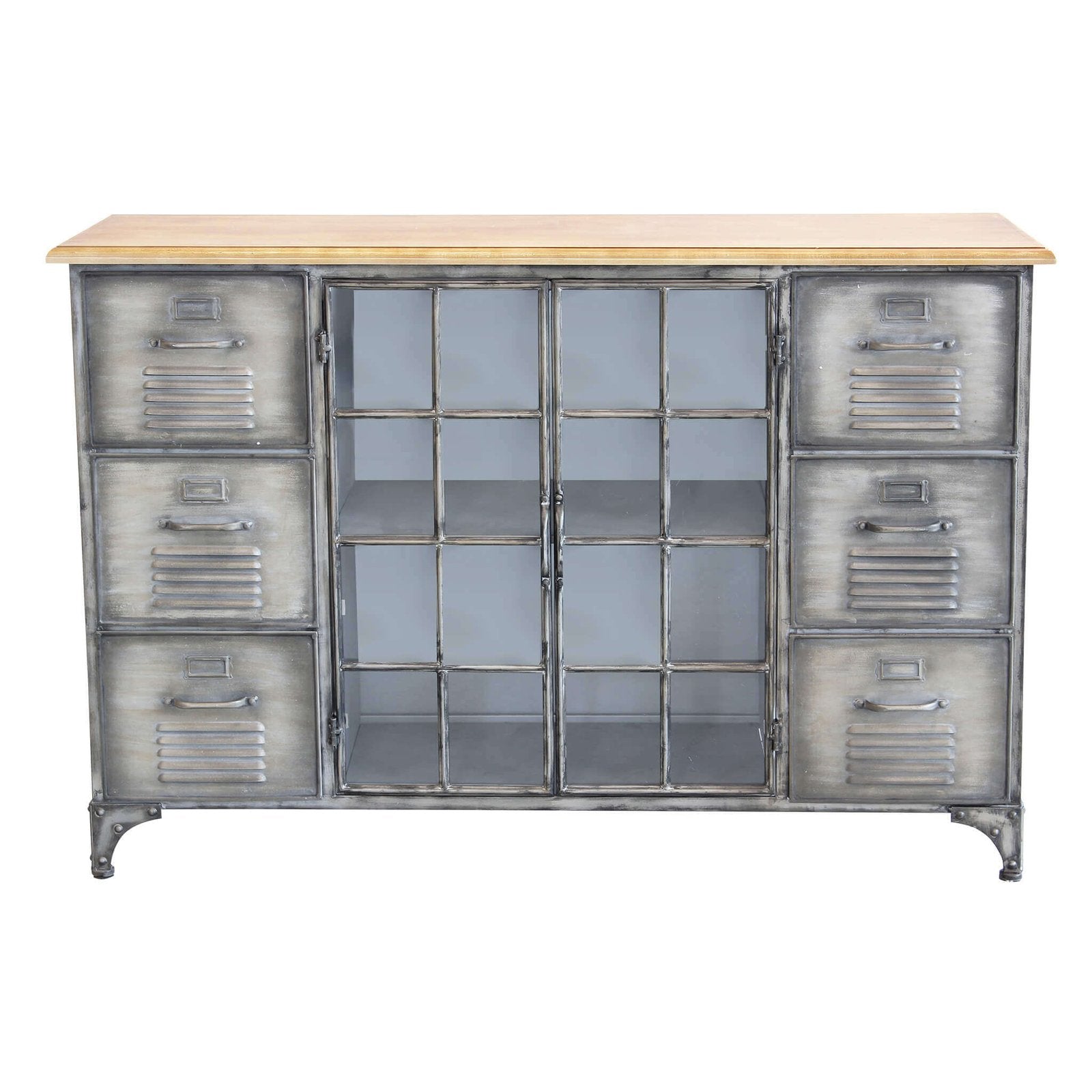 Madia in Acciaio Legno cm 124 5x40 5x83 - CHRISTMAS