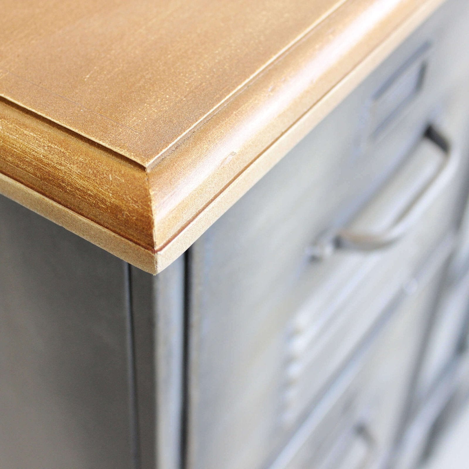 Madia in Acciaio Legno cm 124 5x40 5x83 - CHRISTMAS