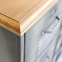 Madia in Acciaio Legno cm 124 5x40 5x83 - CHRISTMAS