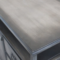 Madia per soggiorno Industrial in Acciaio cm 132 5x37 5x82 - HIRAM