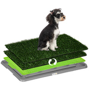 Toilette per Cani con Erba Sintetica ¨C zephmum ¨C Verde 67x41x3.5cm
