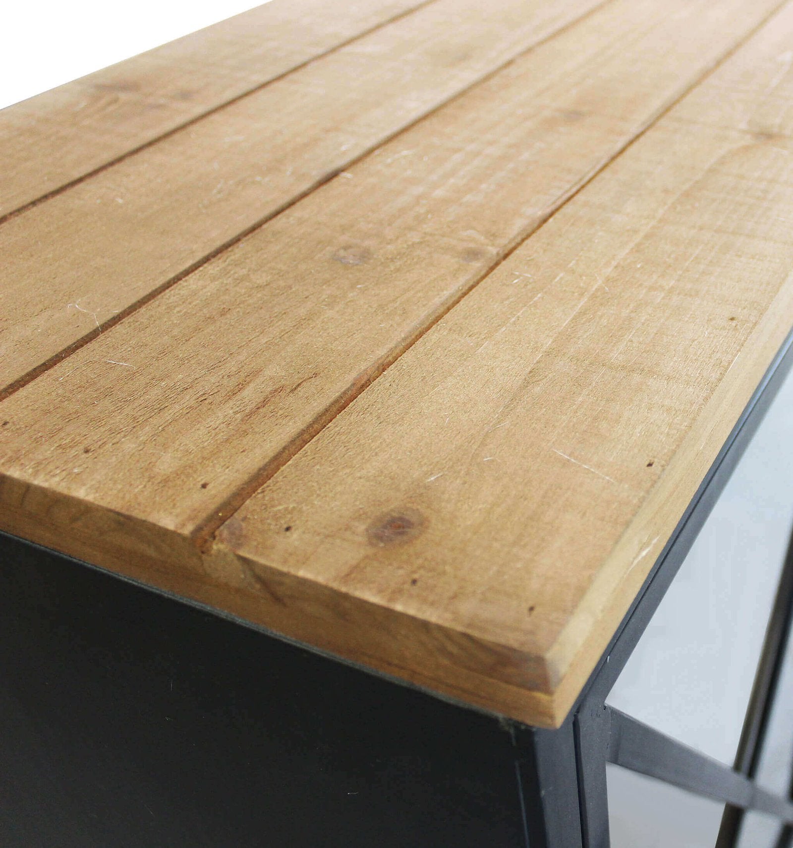 Madia per soggiorno Industrial in Legno Metallo cm 128x38x79 - GUS