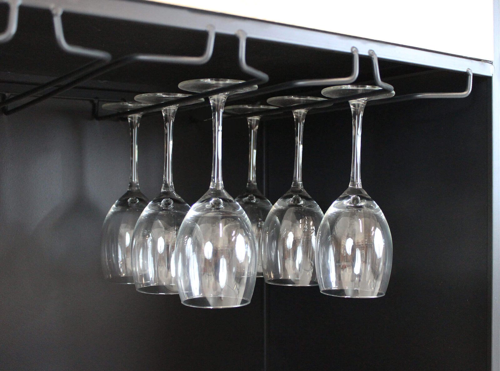 Mobile con portabottiglie in Legno Metallo cm 59x39 5x95 - GABRIEL