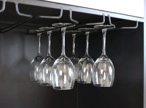 Mobile con portabottiglie in Legno Metallo cm 59x39 5x95 - GABRIEL