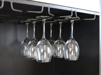 Mobile con portabottiglie in Legno Metallo cm 59x39 5x95 - GABRIEL