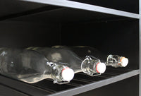 Mobile con portabottiglie in Legno Metallo cm 59x39 5x95 - GABRIEL