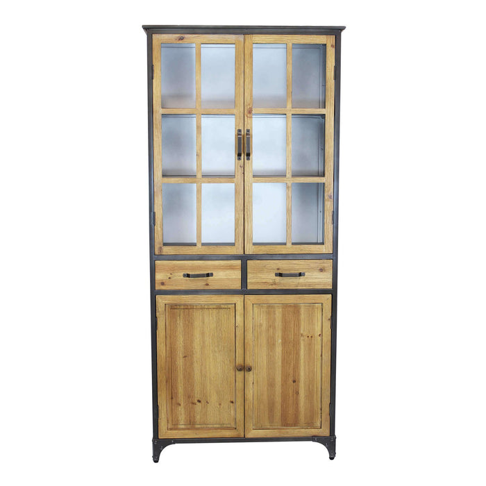 Credenza Industrial in Acciaio Legno cm 78 5x41 5x175 - BALDWIN