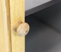 Credenza Industrial in Acciaio Legno cm 78 5x41 5x175 - BALDWIN