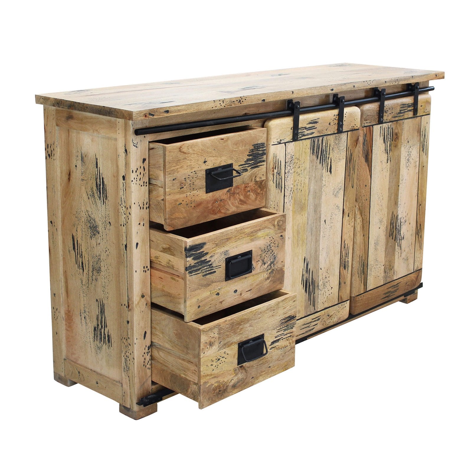 Madia Industrial in Legno cm 150x45x90 - BEIL