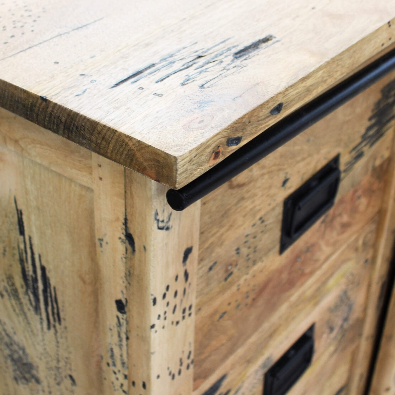 Madia Industrial in Legno cm 150x45x90 - BEIL