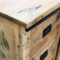 Madia Industrial in Legno cm 150x45x90 - BEIL