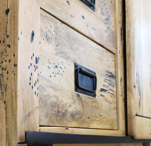 Madia Industrial in Legno cm 150x45x90 - BEIL