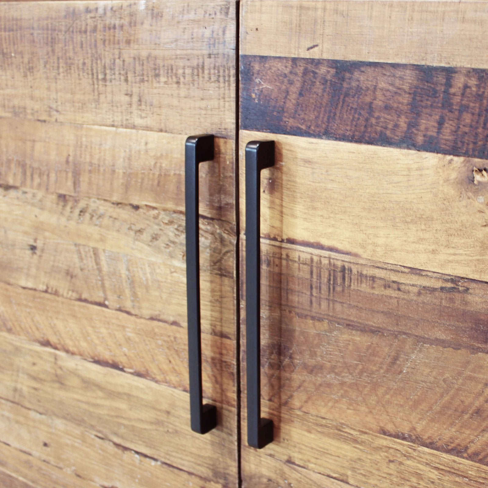 Credenza Moderna con quattro ante in Legno Metallo cm 100x40x160 - DARWIN