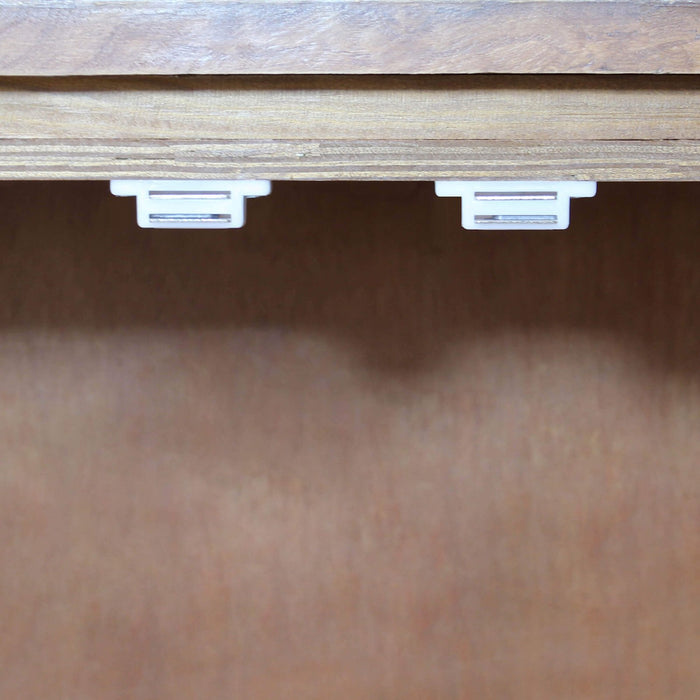 Madia con due ante e tre cassetti in Legno Metallo cm 150x40x86 - DARWIN