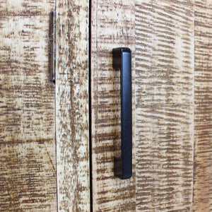 Madia a tre ante in Legno Metallo cm 135x45x83 - JULIUS