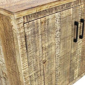 Madia a due ante in Legno Metallo cm 90x45x83 - CARLISLE