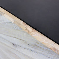 Madia 3 ante per soggiorno Industrial in Legno Metallo cm 150x45x80 - GOMER