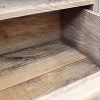 Comodino Industrial in Pino riciclato cm 55x45x62 - PINE