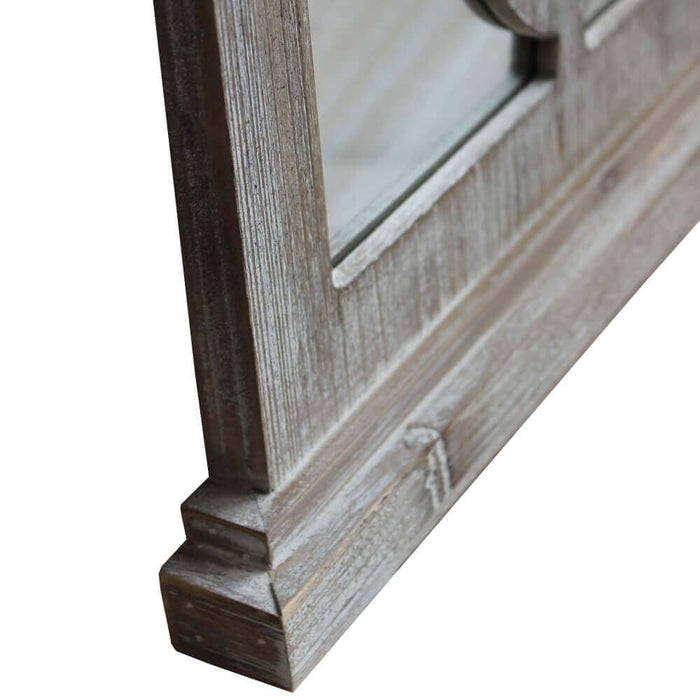 Specchio shabby chic in Legno cm 65x3 5x93 - LEROY