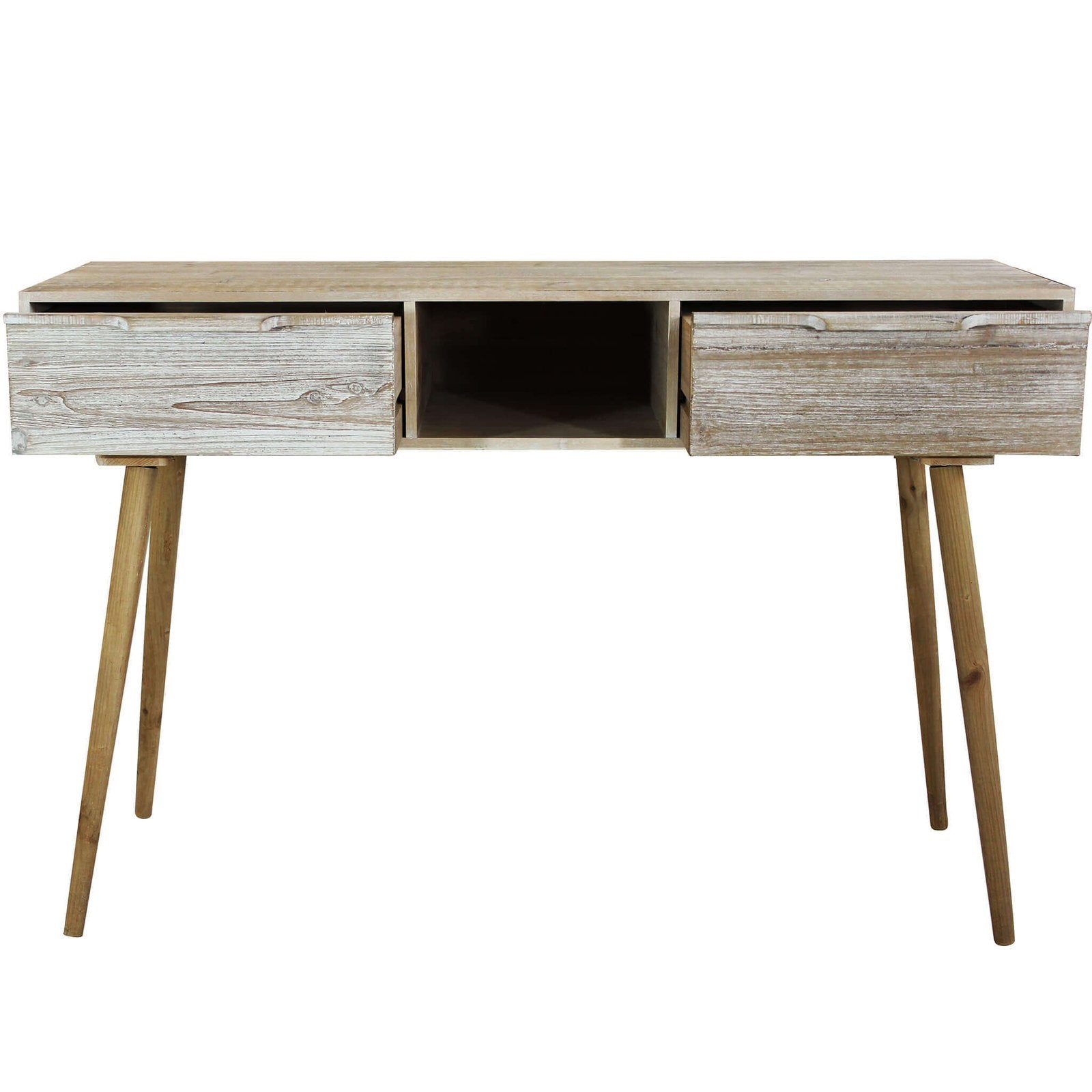 Consolle con 2 cassetti stile Industrial cm 120x40 - BENSON