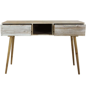 Consolle con 2 cassetti stile Industrial cm 120x40 - BENSON