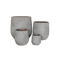 Set di 4 vasi in Fibra sintetica cm 57x57x57 - BENJY Colore: Taupe