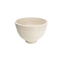 Vaso piccolo in Fibra sintetica cm 25x25x19 - WIL Colore: Bianco