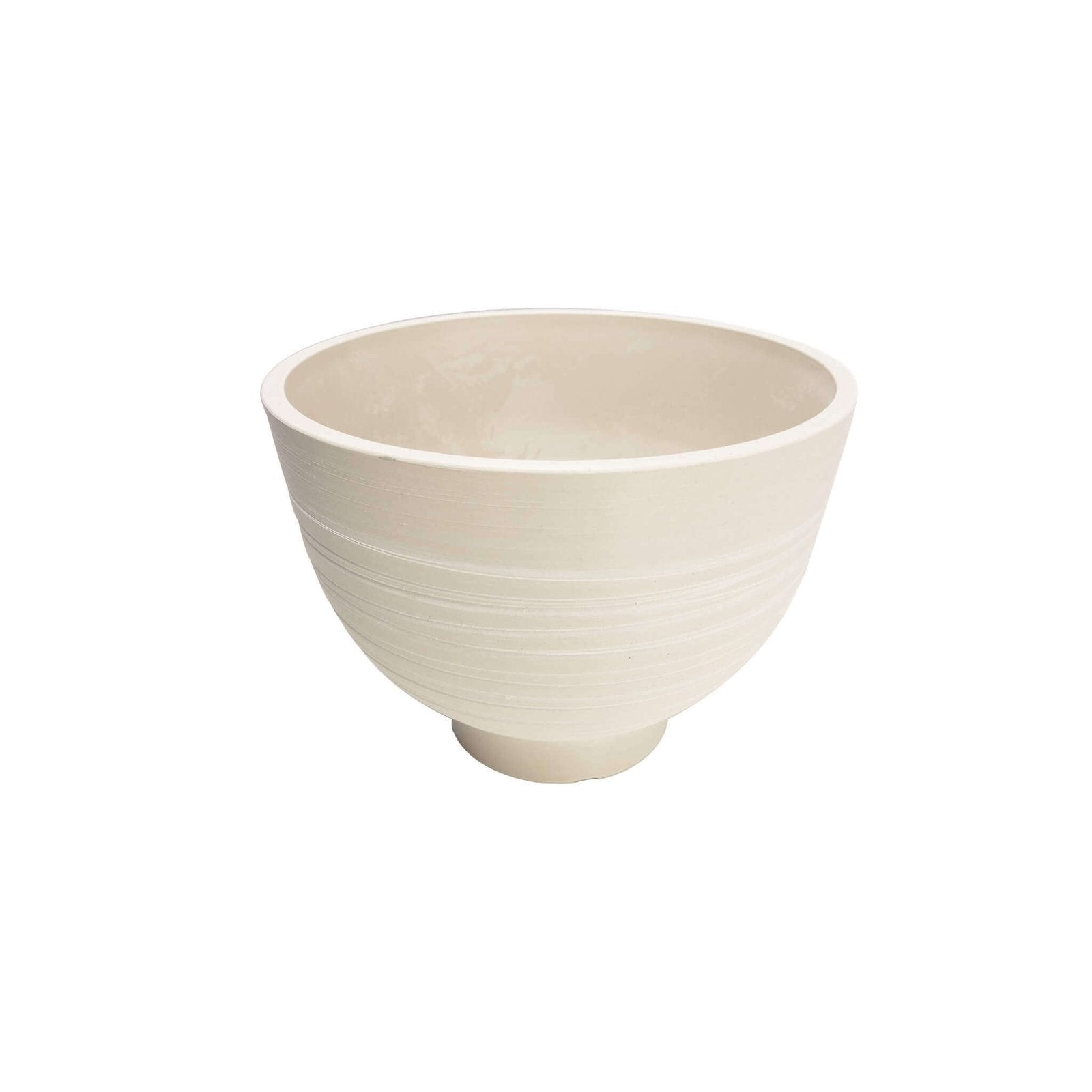Vaso grande in Fibra sintetica cm 45x45x32 - WIL Colore: Bianco