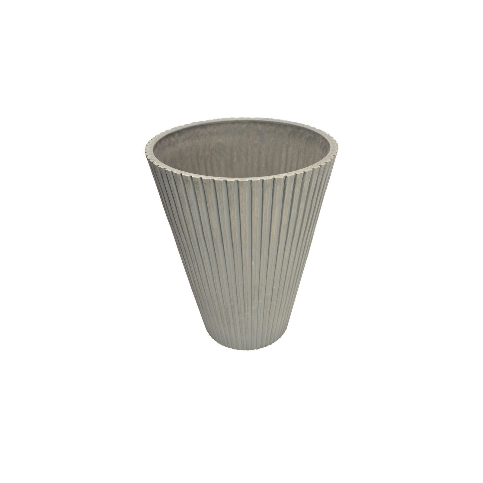 Vaso piccolo in Fibra sintetica cm 19x19x22 - KENNY Colore: Antracite