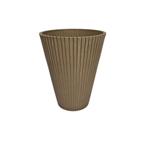 Vaso medio in Fibra sintetica cm 29x29x36 - KENNY Colore: Taupe