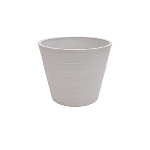 Vaso piccolo in Fibra sintetica cm 31x31x26 - MARTY Colore: Bianco