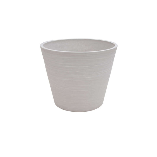 Vaso piccolo in Fibra sintetica cm 31x31x26 - MARTY Colore: Bianco