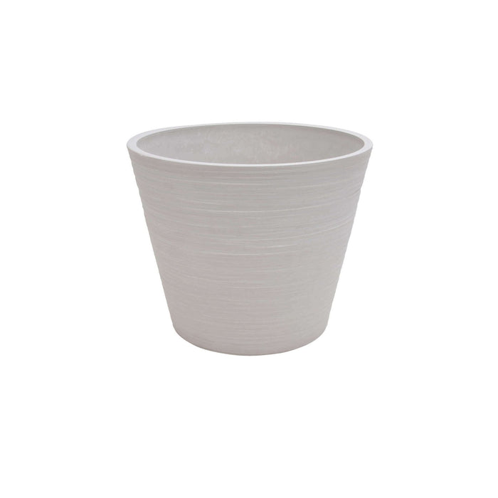 Vaso piccolo in Fibra sintetica cm 31x31x26 - MARTY Colore: Bianco